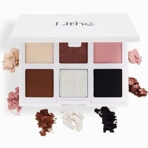 Lithe Eyeshadow Palette - Cream, Brown, Pink, Black